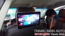 Video Màn hình 10 inch ốp sau gối đầu xe hơi - ThanhBinhAuto